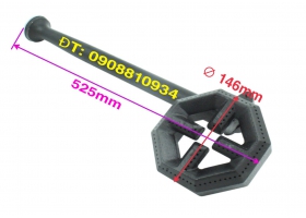 HỌNG ĐỐT BẾP ÂU TAY DÀI HÌNH BÁT GIÁC